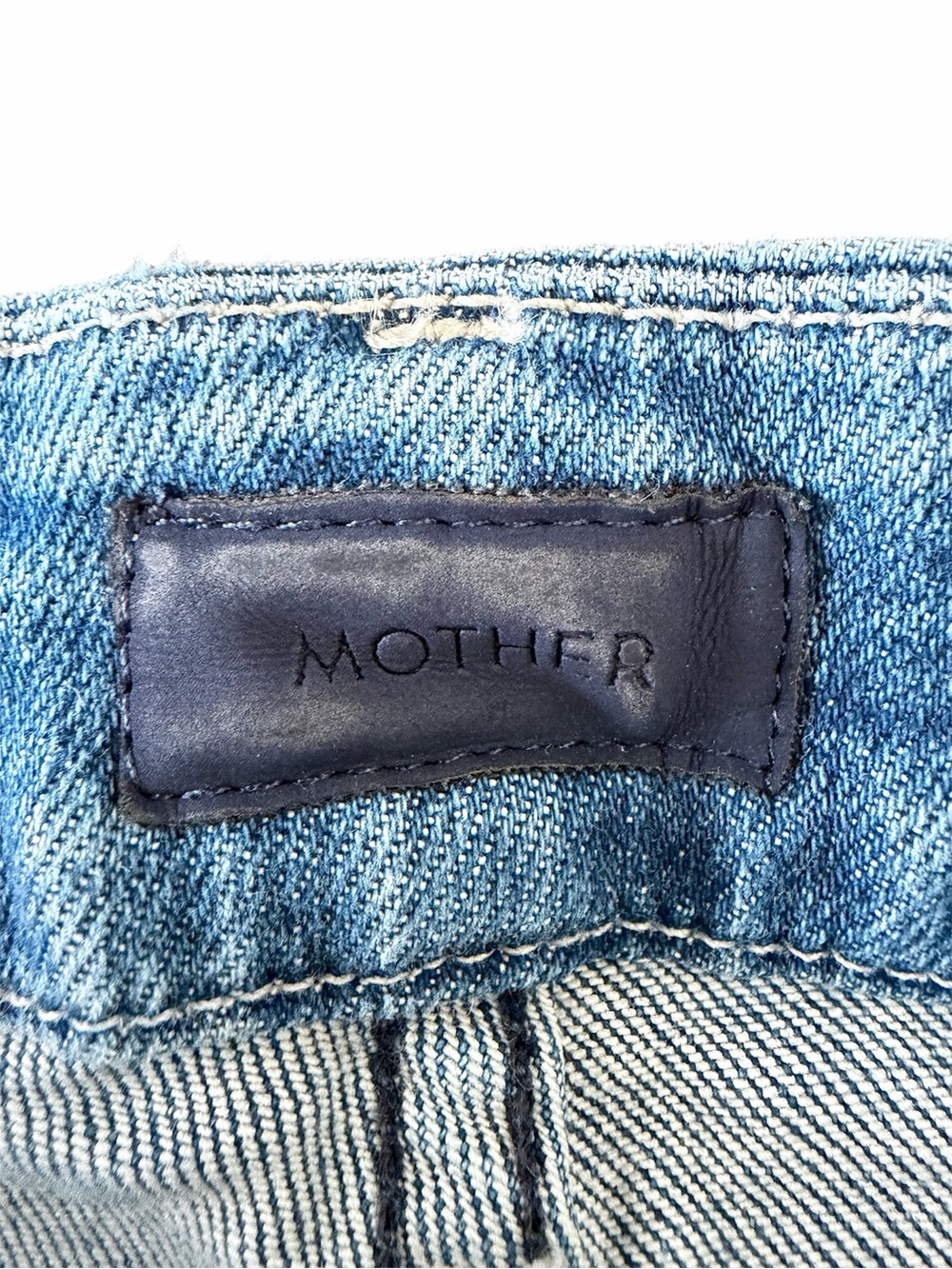 Mother Denim High Waisted Looker Ankle Chew Learning to Hula Rainbow Size 25 - Picture 7 of 12